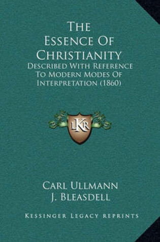 Cover of The Essence of Christianity