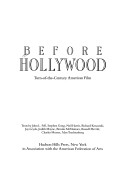 Book cover for Before Hollywood