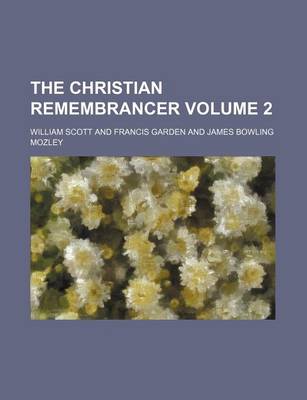 Book cover for The Christian Remembrancer Volume 2