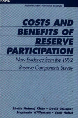 Cover of Costs and Benefits of Reserve Participation