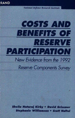 Book cover for Costs and Benefits of Reserve Participation