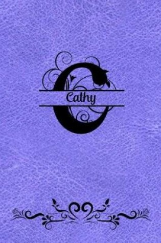 Cover of Split Letter Personalized Name Journal - Cathy