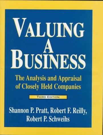 Book cover for Valuing A Business