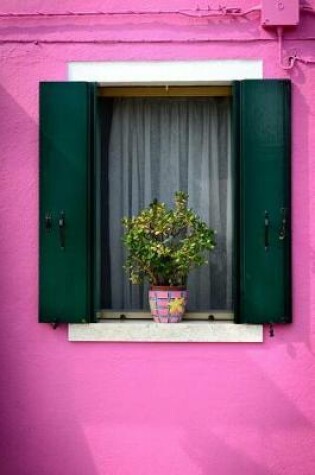 Cover of Cool Potted Plant in the Window in a Pink Wall Journal