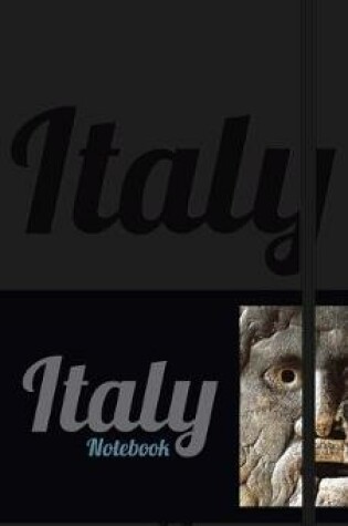 Cover of Italy Visual Notebook: Black