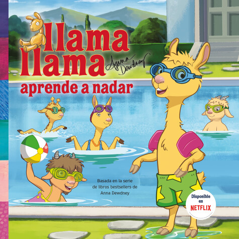 Book cover for Llama, Llama aprende a nadar / Llama Llama Learns to Swim