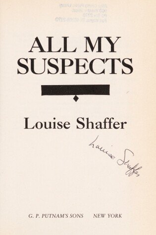 Cover of All My Suspects