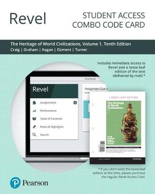 Book cover for Revel for the Heritage of World Civilizations, Volume 1 -- Combo Access Card