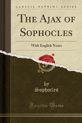 Book cover for The Ajax of Sophocles