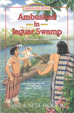 Book cover for Ambushed in Jaguar Swamp