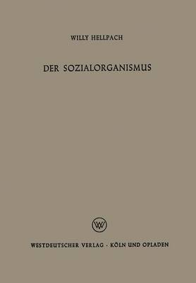 Book cover for Der Sozialorganismus