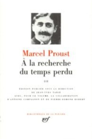 Cover of A LA RECHERCHE DU TEMPS PERDU T3