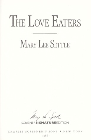 Book cover for The Love Eaters