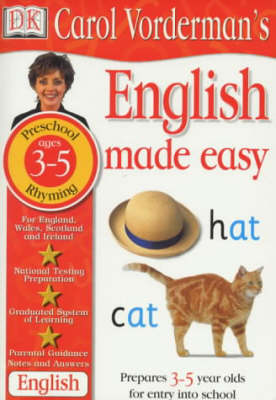 Book cover for English Made Easy:  Age 3-5 Rhyming