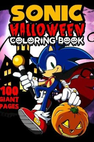 Cover of Sonic Halloween Coloring Book