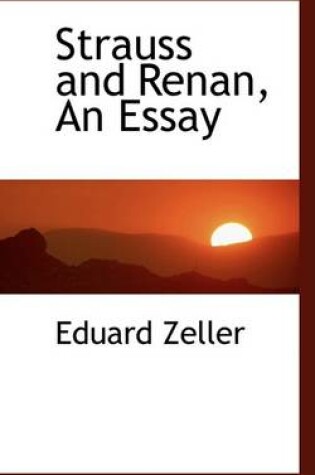 Cover of Strauss and Renan, an Essay