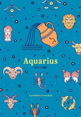 Book cover for Aquarius Zodiac Journal