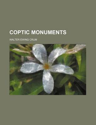 Book cover for Coptic Monuments