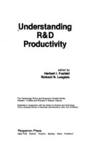 Cover of Understanding Research and Development Productivity