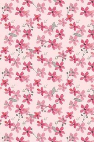 Cover of Pink Tree Blossoms - Blank Notebook - 5