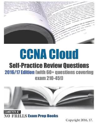 Book cover for CCNA Cloud Self-Practice Review Questions 2016/17 Edition