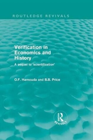 Cover of Verification in Economics and History