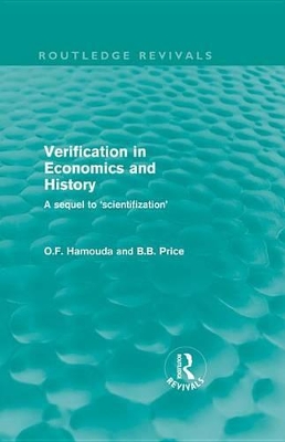 Book cover for Verification in Economics and History