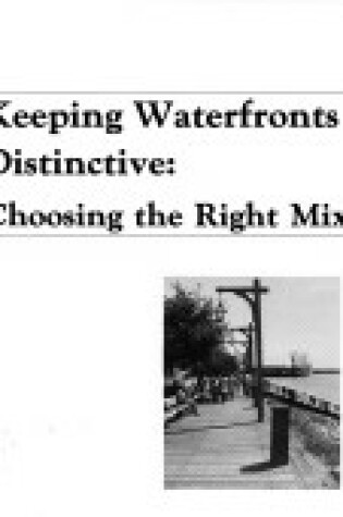 Cover of Keeping Waterfronts Distinctive