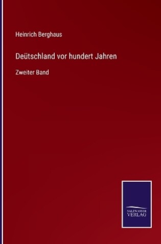 Cover of Deütschland vor hundert Jahren