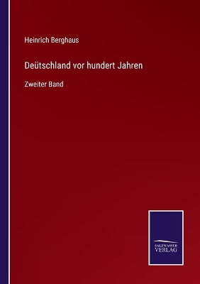 Book cover for Deütschland vor hundert Jahren