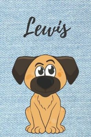 Cover of Malbuch Kinder Hunde / Tagebuch / Notizbuch / Journal / DIN A5 / Geschenk Lewis