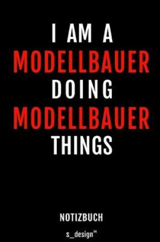 Cover of Notizbuch für Modellbauer