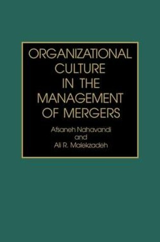 Cover of Organizational Culture in the Management of Mergers