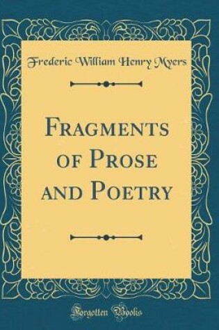 Cover of Fragments of Prose and Poetry (Classic Reprint)