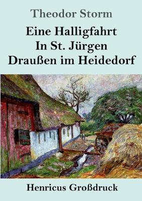 Book cover for Eine Halligfahrt / In St. Jürgen / Draußen im Heidedorf (Großdruck)