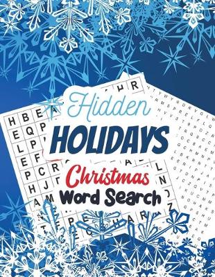 Book cover for Hidden Holidays - Christmas Word Search