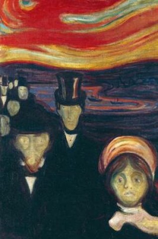 Cover of Anxiety, Edvard Munch. Ruled Journal