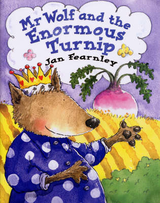 Book cover for Mr. Wolf and the Enormous Turnip