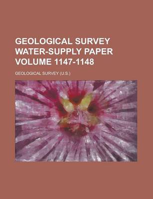 Book cover for Geological Survey Water-Supply Paper Volume 1147-1148