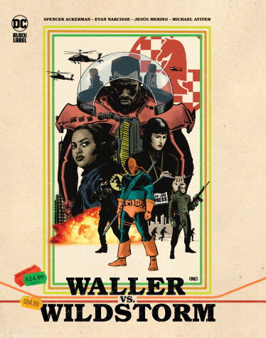 Book cover for Waller vs. Wildstorm