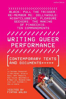 Book cover for Writing Queer Performance