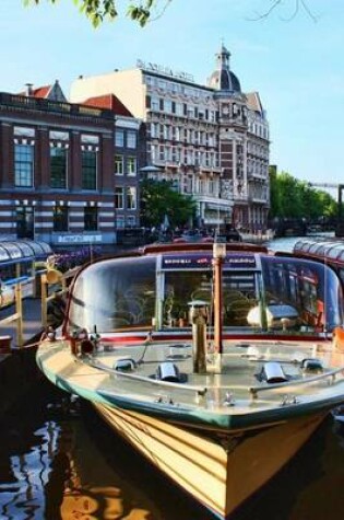 Cover of A Boat Docked in a Canal in Amsterdam