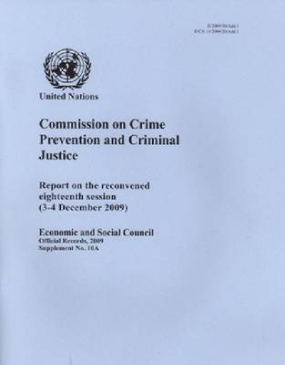 Book cover for Commission on Crime Prevention and Criminal Justice