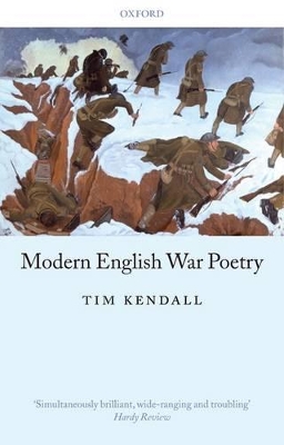 Book cover for Modern English War Poetry