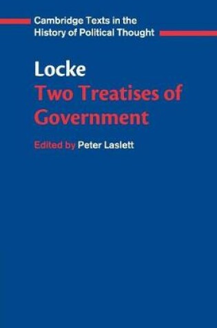 Cover of Locke: Two Treatises of Government Student edition