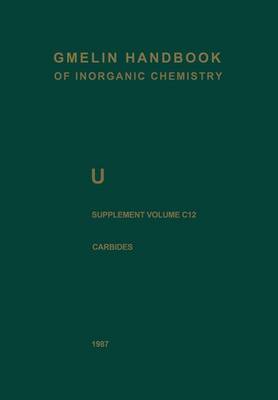 Book cover for Gmelin Handbook of Inorganic and Organometallic Chemistry - 8th Edition