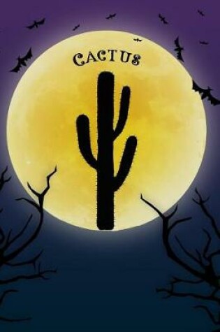 Cover of Cactus Notebook Halloween Journal
