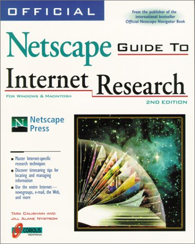 Book cover for Official Netscape Guide to Internet Research