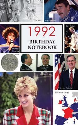 Book cover for 1992 Birthday Notebook