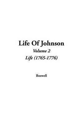 Book cover for Life of Johnson, V2